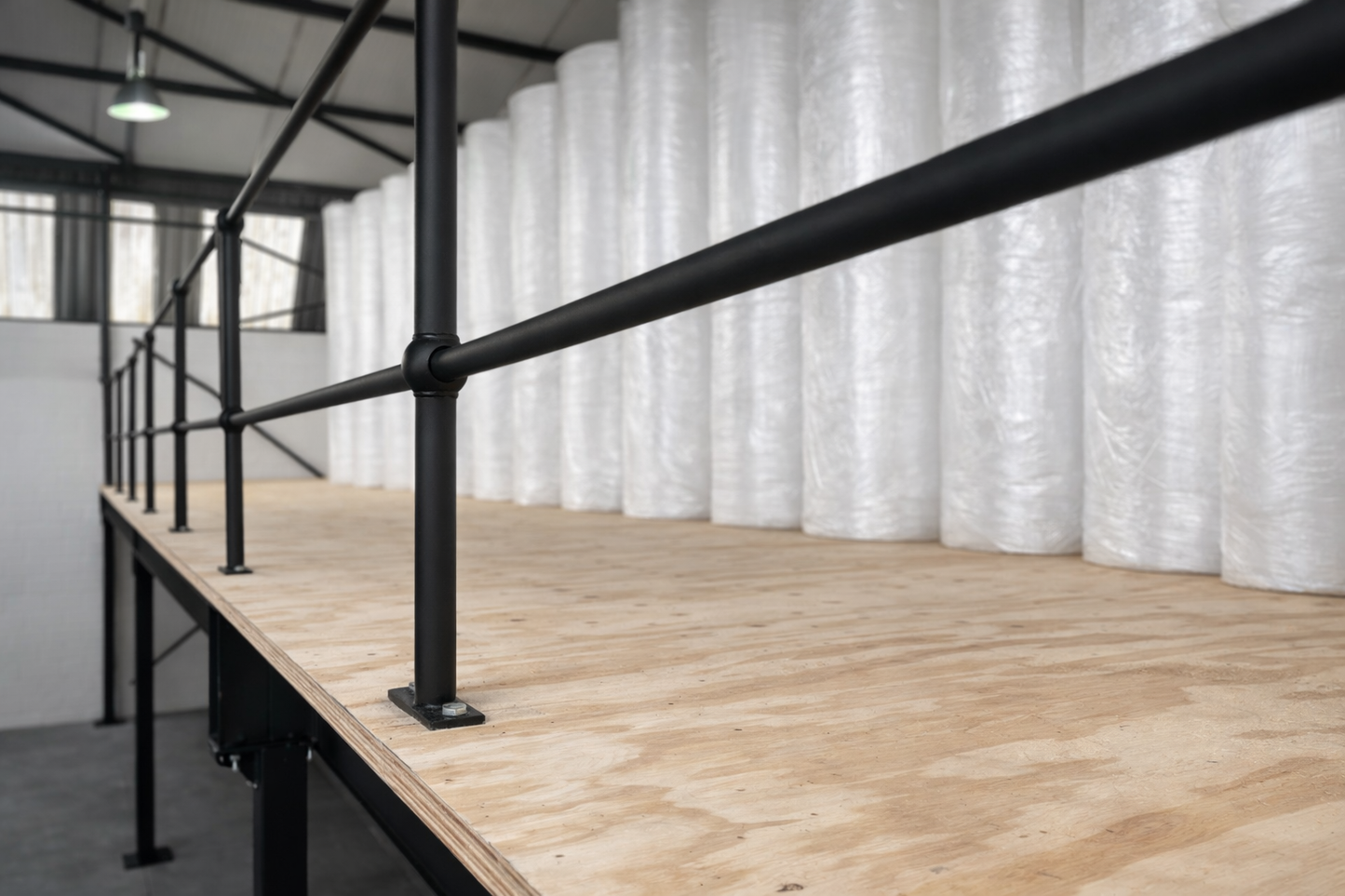 13.4 m² Mezzanine Floor System - Load Capacity: 500 kg/m²