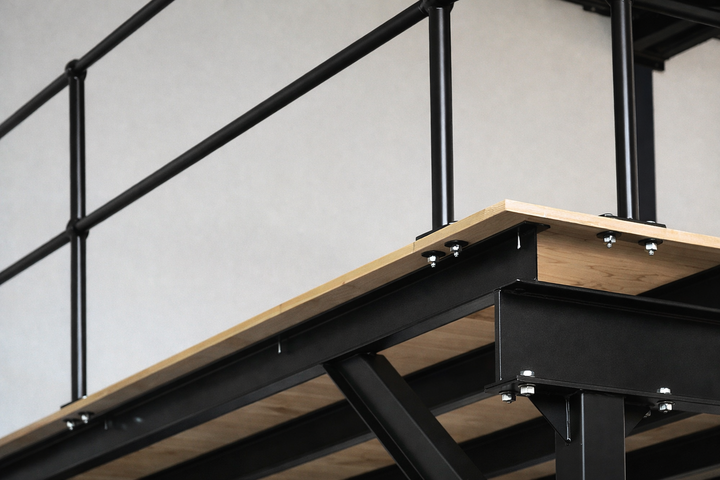 23.81 m² Mezzanine Floor System - Load Capacity: 350 kg/m²