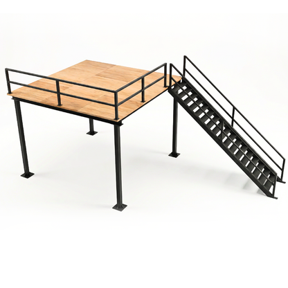13.4 m² Mezzanine Floor System - Load Capacity: 500 kg/m²