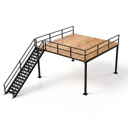 23.81 m² Mezzanine Floor System - Load Capacity: 350 kg/m²