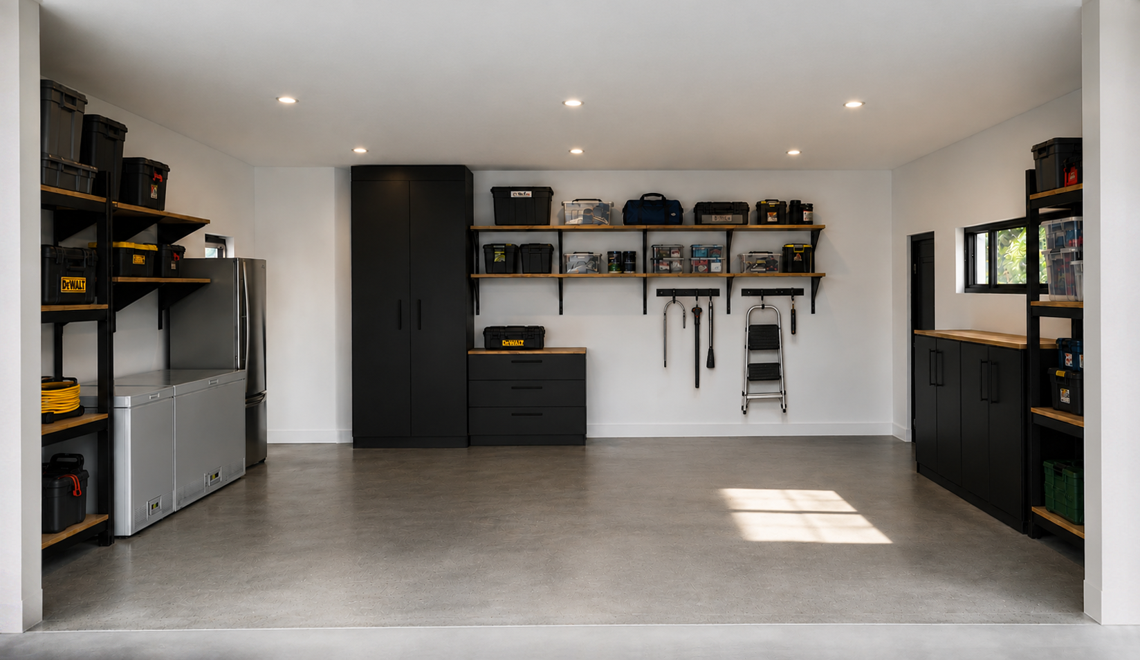Complete home garage installation